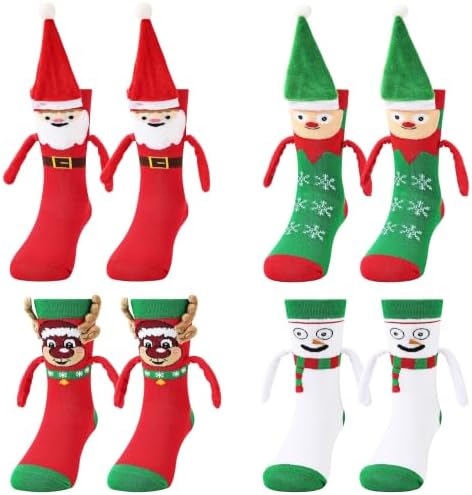 Christmas Socks for Kids Funny Gifts for Kids 4-8 for Christmas