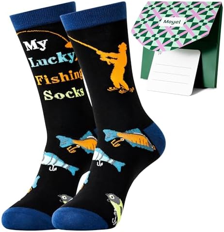 Fishing Socks Gifts for Men Teen Boys Fishermen