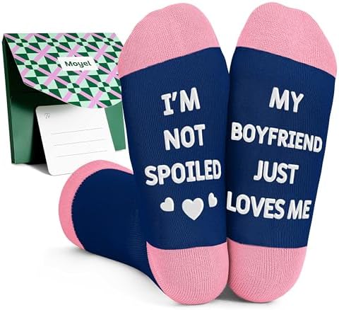 Gifts for Girlfriend Non-Slip Socks with Grips Funny Birthday Gift