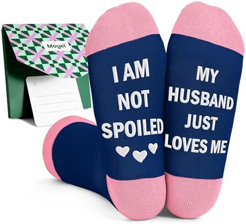 Gifts for Wife Non-Slip Socks with Grips Funny Birthday Gift