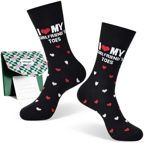 I Heart My Girlfriend Socks Funny Gifts for Boyfriend