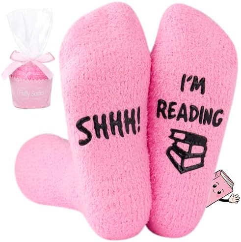 Reading Slipper Socks Book Lover Gifts…