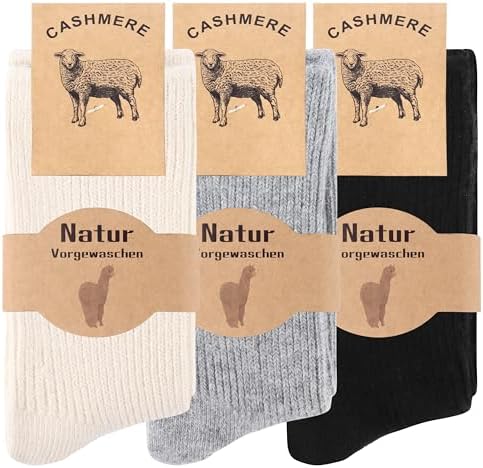 Warm Wool Cashmere Socks for Women Thermal Winter Socks